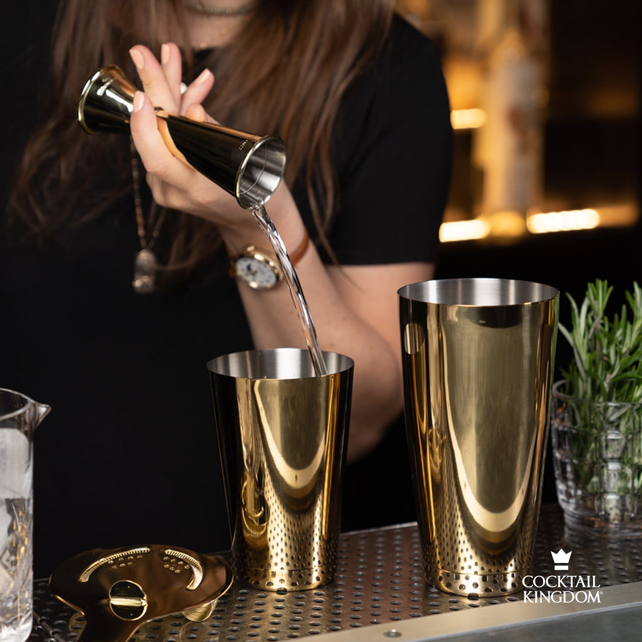 Koriko Weighted Shaking Tins oro set 2 shaker