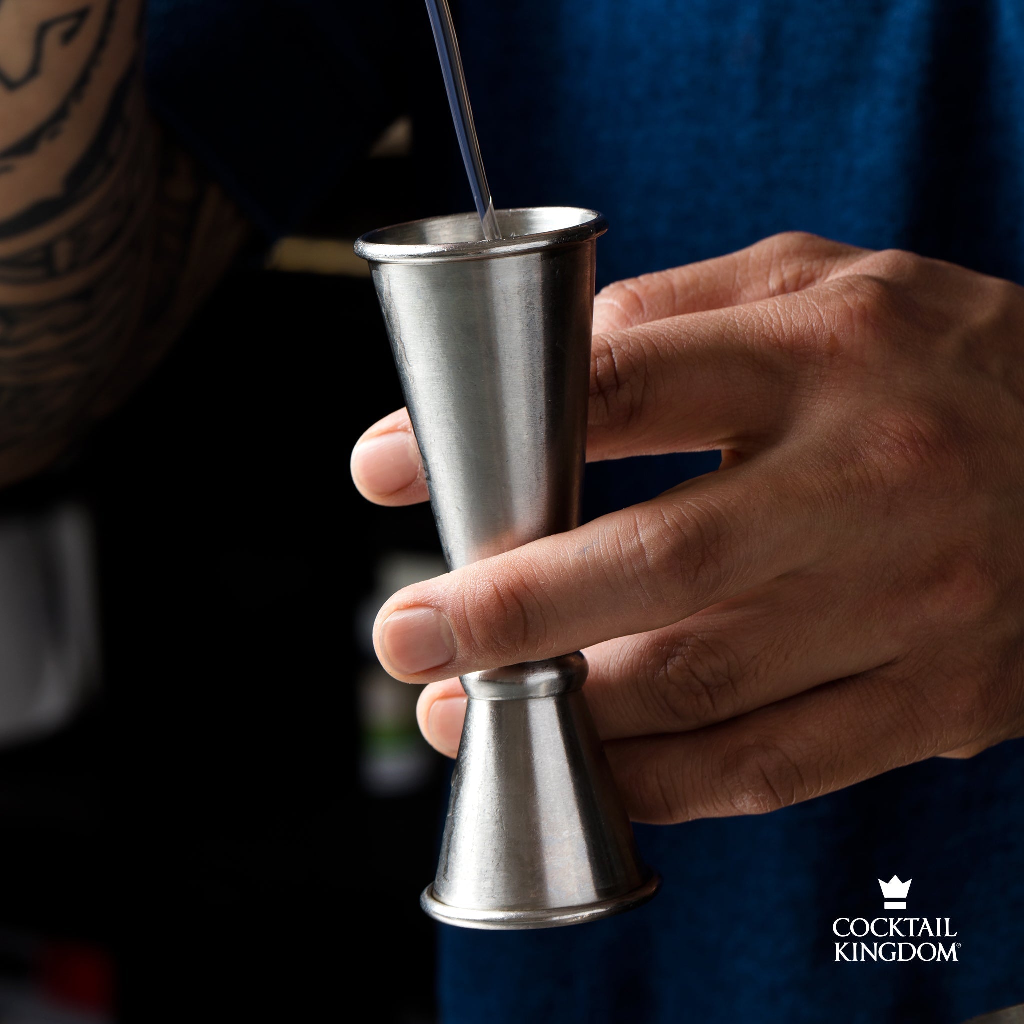 Cocktail Kingdom Jigger 25/50ml Misurino Acciaio