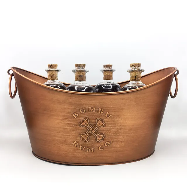 Bumbu Buckets secchiello acciaio zincato per ghiaccio e rum
